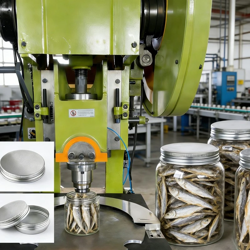 Pwason sèk Threaded Cap pwodiksyon liy
