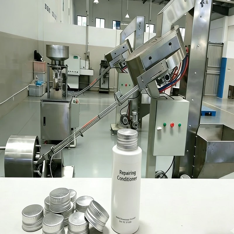 Reparasyon kondisyone Threaded Cap pwodiksyon liy