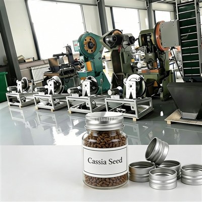 Cassia Grenn Threaded Cap Liy Pwodiksyon